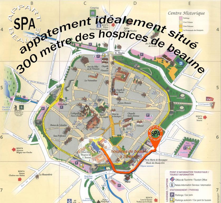 Appart' Spa Et Sauna Privatif Au Coeur De Beaune Eksteriør bilde